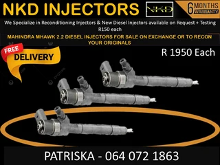 Mahindra Mhawk Diesel Injectors For Sale