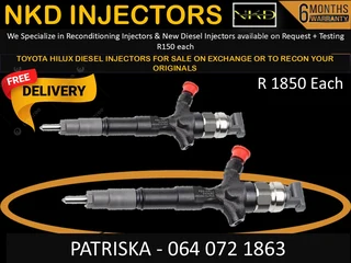 Toyota Hilux Diesel Injectors For Sale