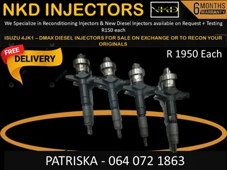 Isuzu 4jk1 Dteq Diesel Injectors For Sale