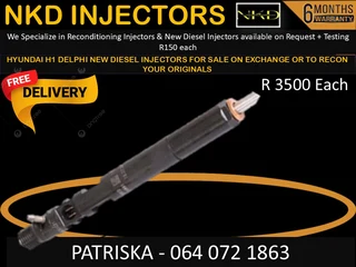 Hyundai H1 Delphi New Diesel Injectors For Sale