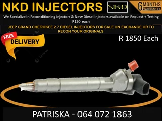 Jeep Grand Cherolee 2.7 Diesel Injectors For Sale On Exchange On Recon