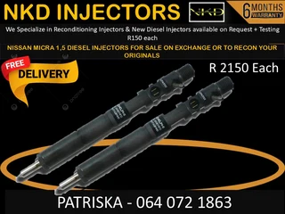 Nissan Micra 1.5 Diesel Injectors For Sale