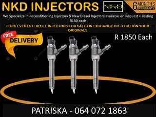 Ford Everest Diesel Injectors For Sale