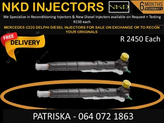 Mercedes C220 Diesel Injectors For Sale