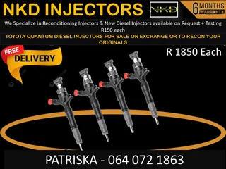 Toyota Quantum Diesel Injectors For Sale