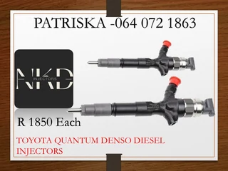 Toyota Quantum Diesel Injectors For Sale