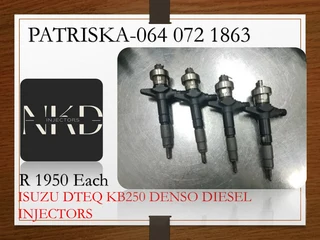 Isuzu Dteq Kb250 Diesel Injectors For Sale