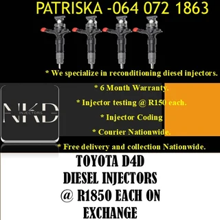 Toyota D4d Diesel Injectors For Sale