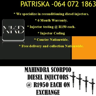 Mahindra Scorpio Diesel Injectors For Sale
