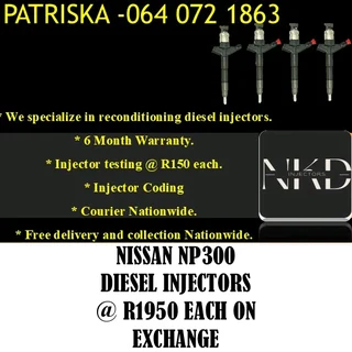 Nissan Np300 Diesel Injectors For Sale