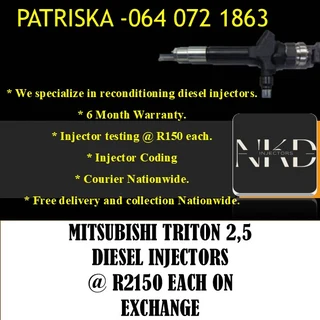 Mitsubishi Triton 2.5 Diesel Injectors For Sale