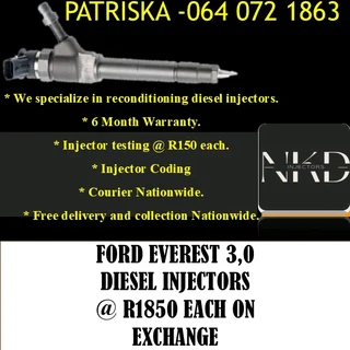 Ford Everest 3.0 Diesel Injectors For Sale