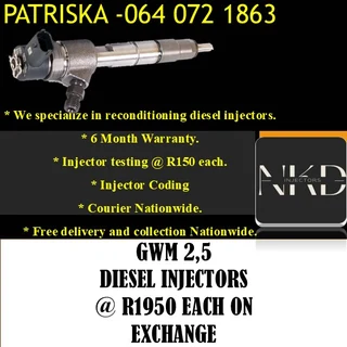 Gwm 2,5 Diesel Injectors For Sale