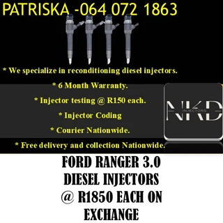 Ford Ranger 3.0 Diesel Injectors For Sale