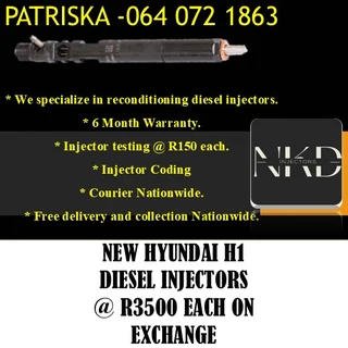 New Hyundai H1 Diesel Injectors For Sale