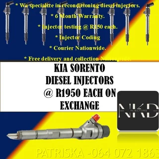 Kia Sorento Diesel Injectors For Sale