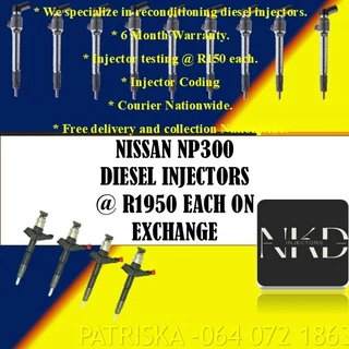 Nissan Np300 Diesel Injectors For Sale