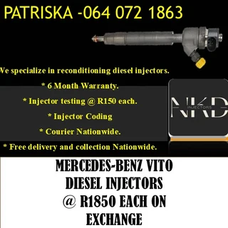 Mercedes Vito Diesel Injectors For Sale