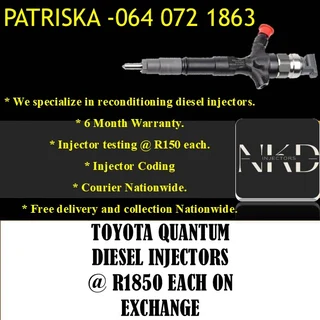 Toyota Quantum Diesel Injectors For Sale