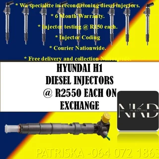Hyundai H1 Diesel Injectors For Sale