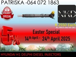 Hyundai H1 Diesel Injectors For Sale On Easter