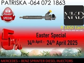 Mercedes Sprinter Diesel Injectors For Sale On Easter