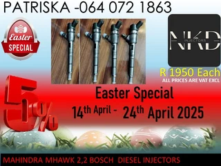 Mahindra Mhawk 2,2 Diesel Injectors For Sale