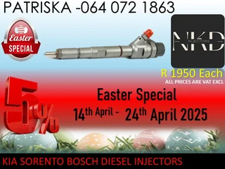 Kia Sorento Diesel Injectors For Sale