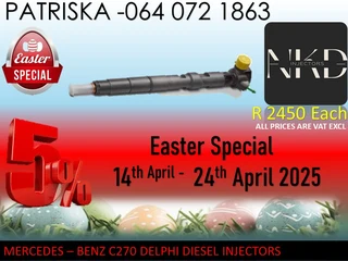 Mercedes C270 Diesel Injectors For Sale