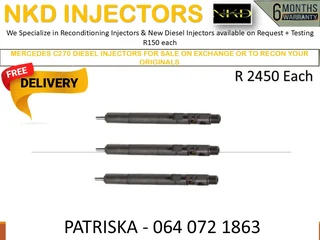 Mercedes C270 Fully reconditioned diesel injectors and tested for quality