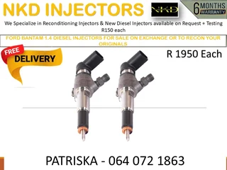 Ford Bantam 1.4 Fully Reconditioned Diesel Injectors And Tested For Quality