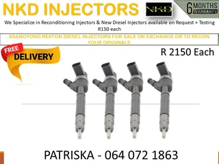 Ssangyong Rexton Fully Reconditioned Diesel Injectors And Tested For Quality For