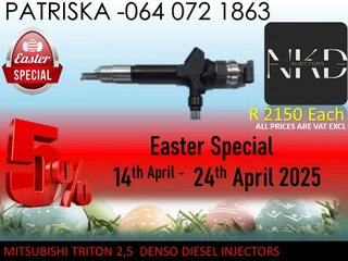 Mitsubishi Triton 2,5 Diesel Injectors For Sale