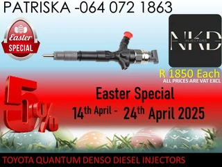 TOYOTA QUANTUM DIESEL INJECTORS FOR SALE
