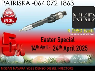 Nissan Navara Yd25 Diesel Injectors For Sale