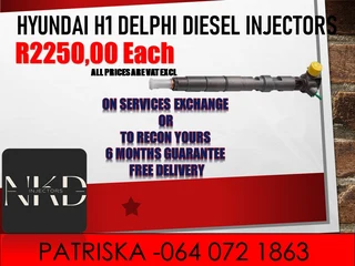 Hyundai H1 Diesel Injectors For Sale
