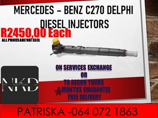 Mercedes C270 Diesel Injectors For Sale