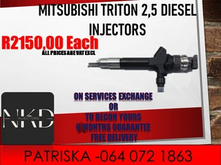 Mitsubishi Triton 2.5 Diesel Injectors For Sale