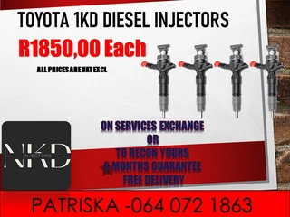 Toyota 1kd Diesel Injectors For Sale