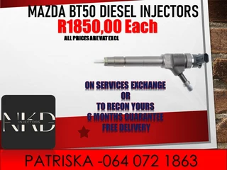Mazda Bt50 Diesel Injectors For Sale