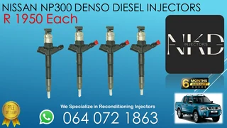 Nissan Np300 Denso Diesel Injectors For Sale