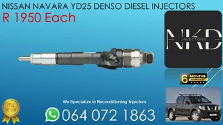 Nissan Navara Yd25 Denso Diesel Injectors For Sale