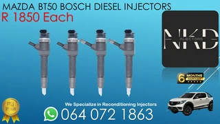 Mazda Bt50 Bosch Diesel Injectors For Sale