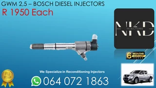 Gwm 2.5 Bosch Diesel Injectors For Sale