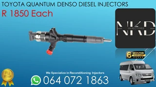 Toyota Quantum Denso Diesel Injectors For Sale