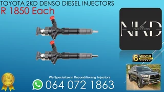 Toyota 2kd Denso Diesel Injectors For Sale