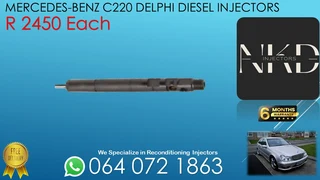 Mercedes C220 Delphi Diesel Injectors For Sale