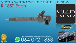 Mercedes C220 Bosch Diesel Injectors For Sale