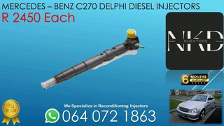 Mercedes C270 Delphi Diesel Injectors For Sale
