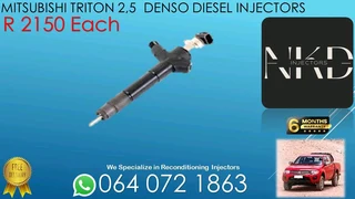 Mitsubishi Triton 2.5 Denso Diesel Injector For Sal